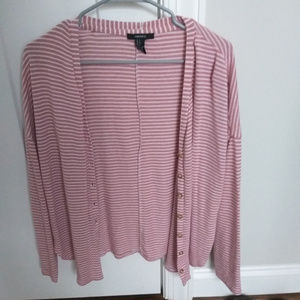 Forever 21 Striped Cardigan